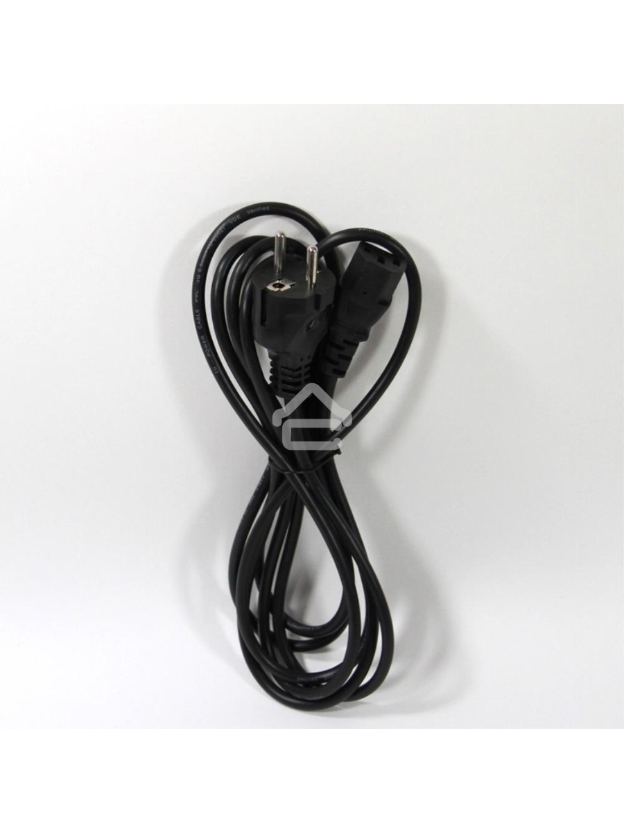 Кабель компьютер - розетка 3m 220V (Европейский стандарт) VCOM/TELECOM