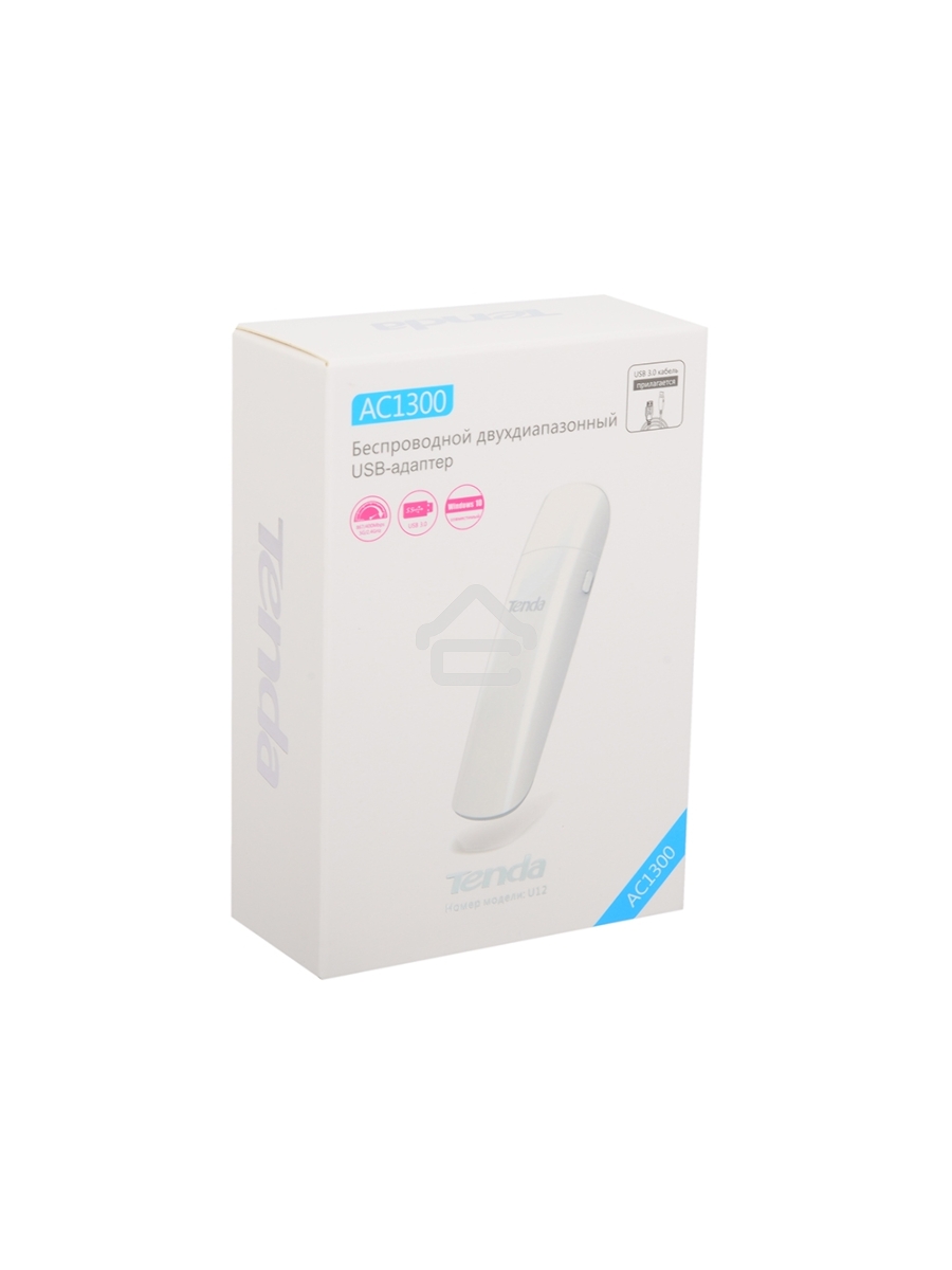 Адаптер Wi-Fi Tenda WiFi Adapter USB U12 (USB3.0, WLAN 1300Mbps, 802.11ac) 1x int Antenna