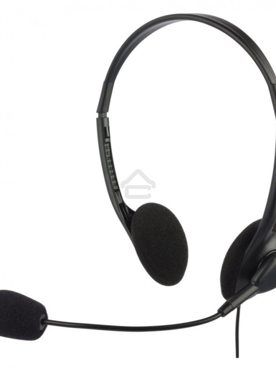 Гарнитура Oklick HS-M143VB черный 1.8м накладные оголовье