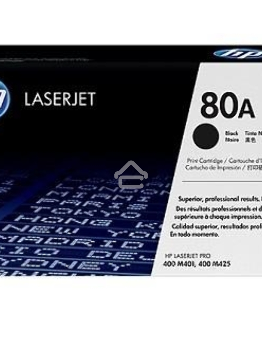 Картридж лазерный HP 80A (CF280A) черный для LaserJet Pro 400 M401/M425 2700 стр.