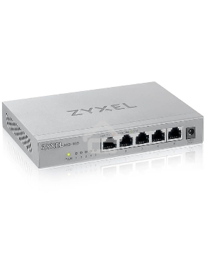 Мультигигабитный коммутатор Zyxel MG-105, 5x1/2,5GE, настольный, бесшумный