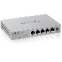 Мультигигабитный коммутатор Zyxel MG-105, 5x1/2,5GE, настольный, бесшумный