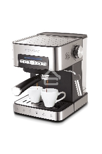 Кофеварка рожковая Endever Costa-1065 серебристый, исп. кофе - молотый, 1.6 л, 1000 Вт, 20 бар.