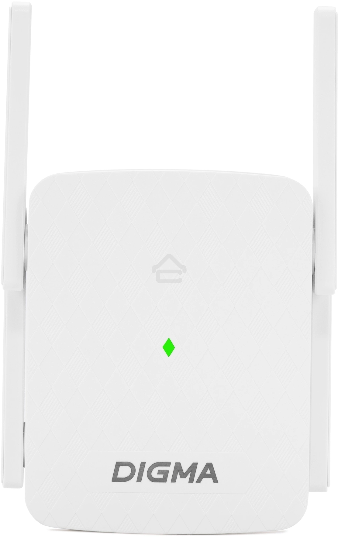 Повторитель беспроводного сигнала Digma D-WR310 (D-WR310V2) N300 Wi-Fi белый