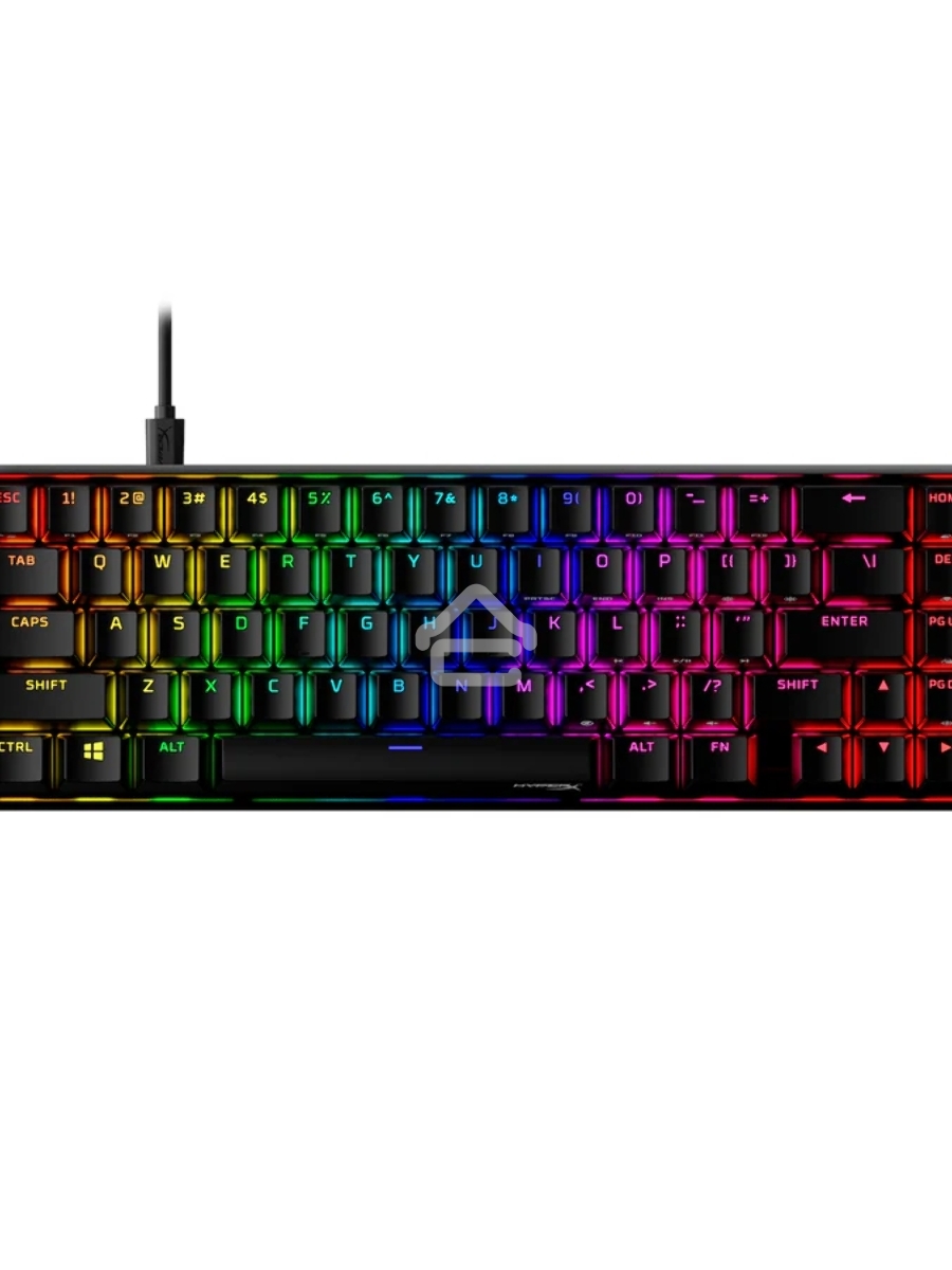 Клавиатура игровая HyperX Alloy Origins 65 Aqua (RUS)