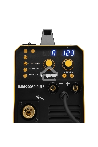 Аппарат инвертор. полуавтомат. cварки IMIG-200SP Pulse, 200 А, ПВ 60%, катушка 5 кг  Denzel