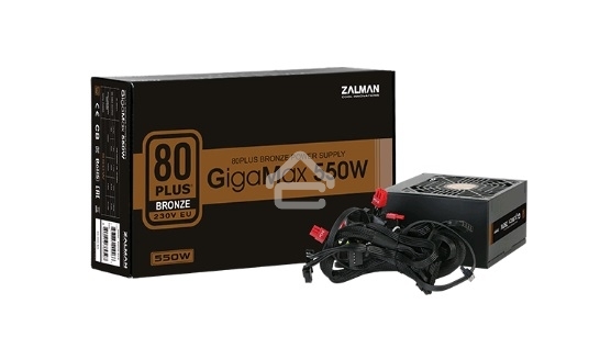 Блок питания Zalman ZM550-GVII, 550Вт, 80 PLUS Bronze, 120мм, черный