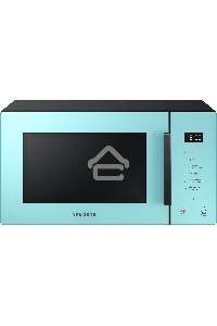 Микроволновая печь Samsung MG23T5018AN/BW голубой, 23 л, 800 Вт, переключатели - сенсор