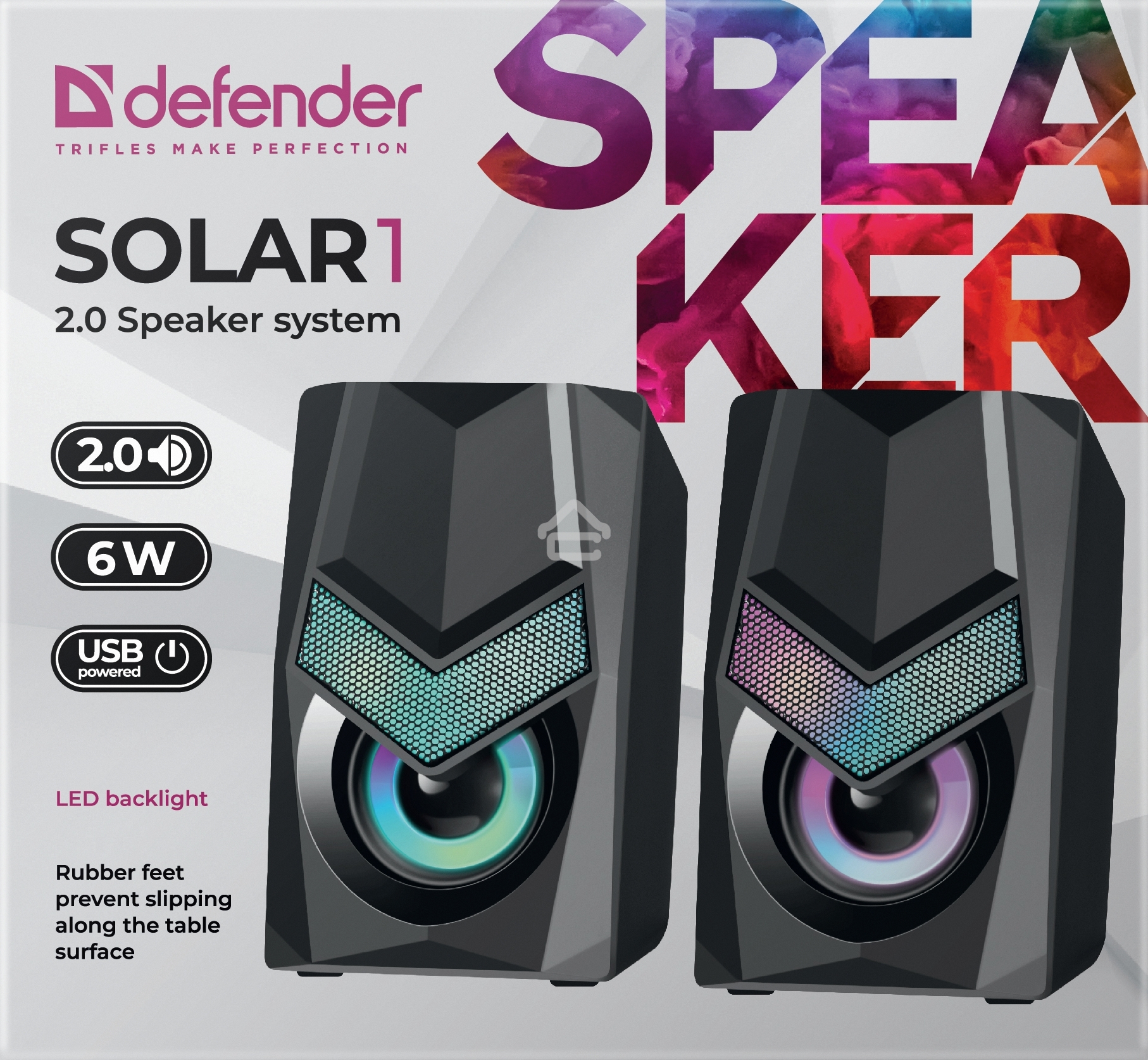 Акустическая система 2.0 Defender SOLAR 1 65401