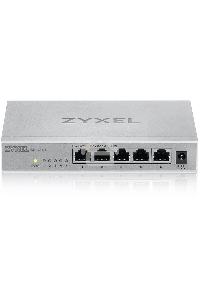 Мультигигабитный коммутатор Zyxel MG-105, 5x1/2,5GE, настольный, бесшумный
