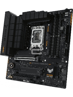 Материнская плата ASUS TUF GAMING B760M-PLUS, LGA 1700, Intel B760, 4xDDR5, 4xSATA, 2xM.2, 1xPCIe 5.0 x16, 1xPCIe 4.0 x4, 1xPCIe x1, 2xUSB-A 3.2 Gen 2, 3xUSB-A 3.2 Gen 1, 2xUSB 2.0, 1xUSB-C 3.2 Gen 2x2, 1x2.5Gb LAN, 5x3.5 мм, 7.1, mATX