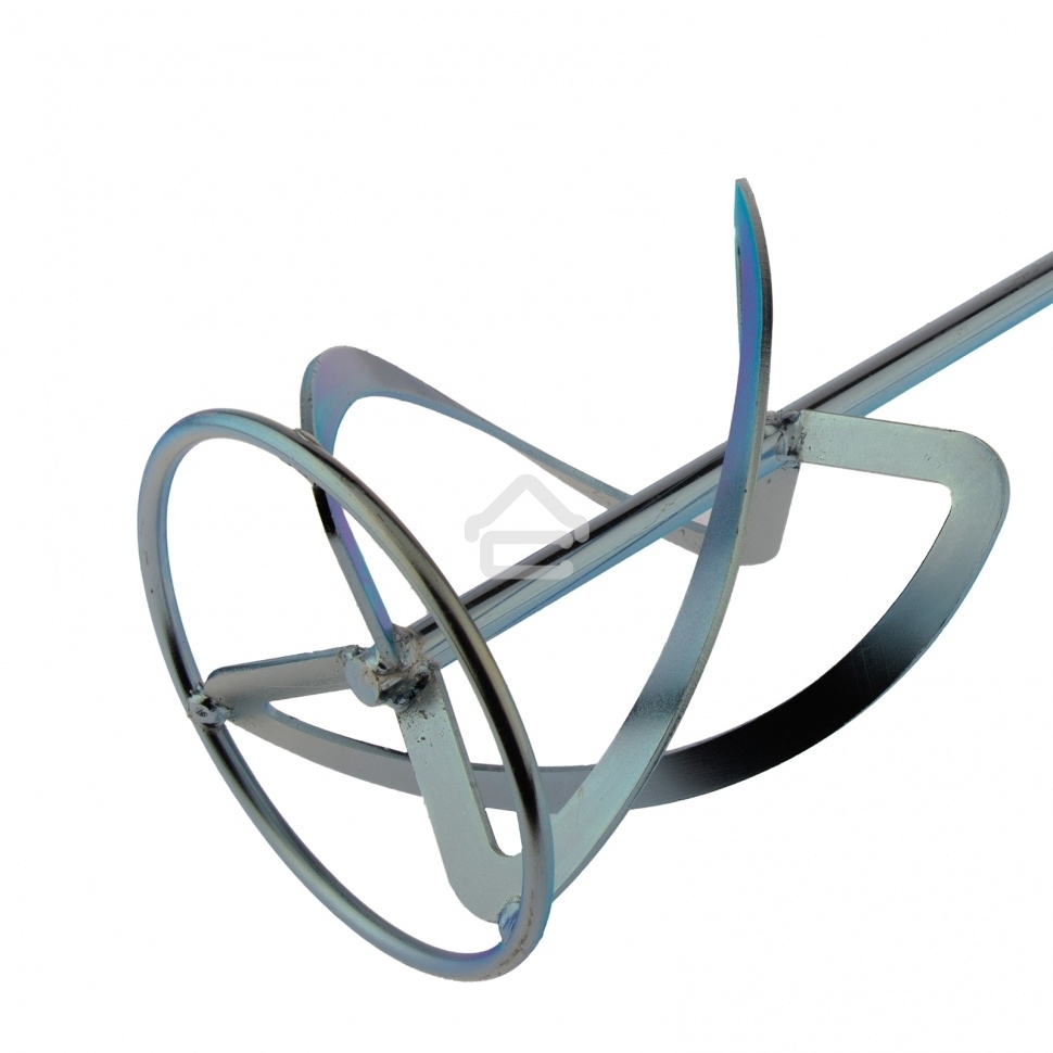 Насадка для миксера Сибртех, для легких растворов,160 х 590 мм, оцинкованная,хвостовик резьба М14