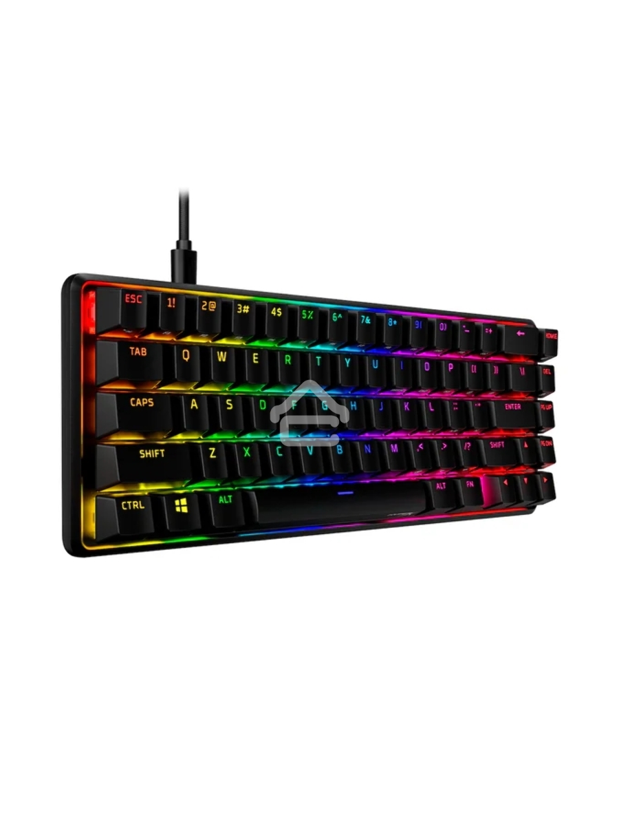 Клавиатура игровая HyperX Alloy Origins 65 Aqua (RUS)