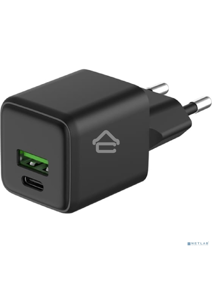 Сетевое зарядное устройство с двумя портами USB-A и Type-C, 25Вт GaN Rexant