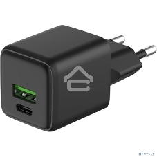 Сетевое зарядное устройство с двумя портами USB-A и Type-C, 25Вт GaN Rexant