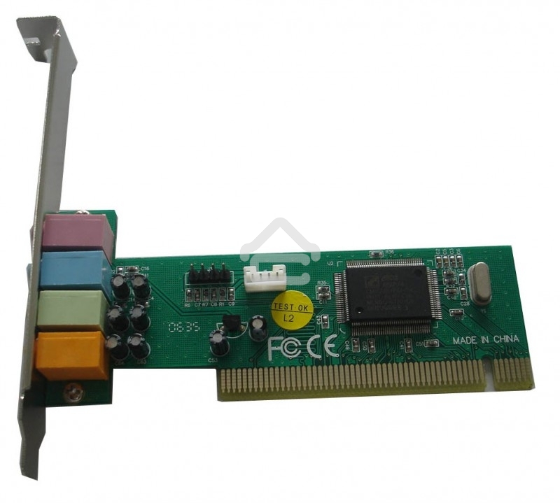 Звуковая карта PCI C-media 8738, 4.0, bulk asia 8738sx 4c