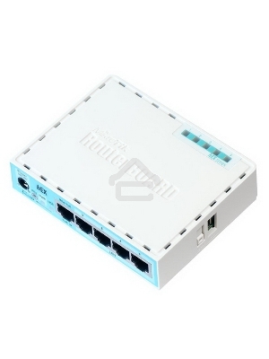 Роутер MikroTik RB750Gr3 hEX (RouterOS L4) with power supply and case 5 port 10/100/1000 гигабитный высокопроизводительный Ethernet