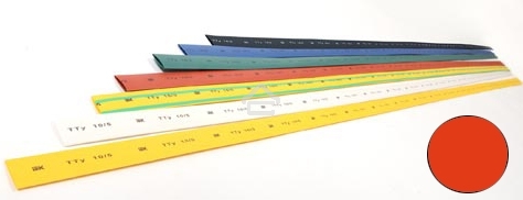 Термоусадочная трубка ТТУ 8/4 красная 1 м UDRS-D8-1-K04 IEK