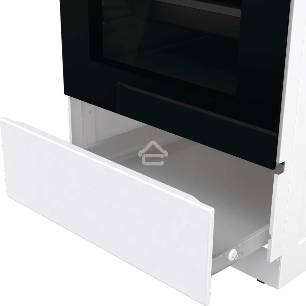 Плита электрическая Gorenje GEC5B41WG белый, конфорок 4 электрических, духовка 62 л, 50 см x 85 см x 59.4 см