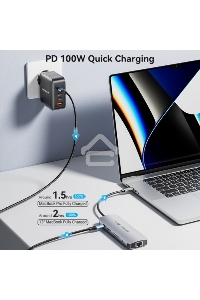 Мультифункциональный хаб Vention USB Type C 9 в 1