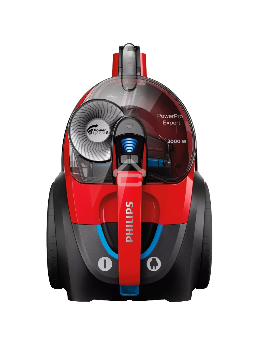 Пылесос Philips FC9728/01 красный/чёрный, 420/2000 Вт, уборка сухая, пылесборник контейнер, 2 л