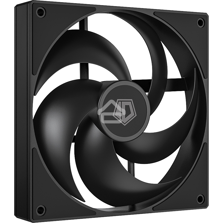 Вентилятор для корпуса ID-Cooling AS-140-K черный, 140 мм, 1800 об/мин, 24.9 дБ, 4 pin