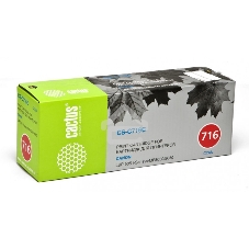 Картридж лазерный Cactus CS-C716C Cyan голубой (1500 стр.) для Canon i-Sensys MF8030/MF8030cn/MF8050/LBP 5050