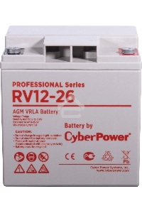 Аккумуляторная батарея PS CyberPower RV 12-26 / 12 В 26 Ач Battery CyberPower Professional series RV 12-26 / 12V 26 Ah