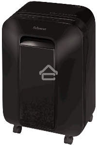 Шредер Fellowes PowerShred LX200 черный (секр.P-4)/перекрестный/12лист./22лтр./скрепки/скобы/пл.карты