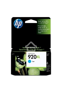 Картридж струйный HP 920XL CD972AE голубой для HP OJ 6000/6500