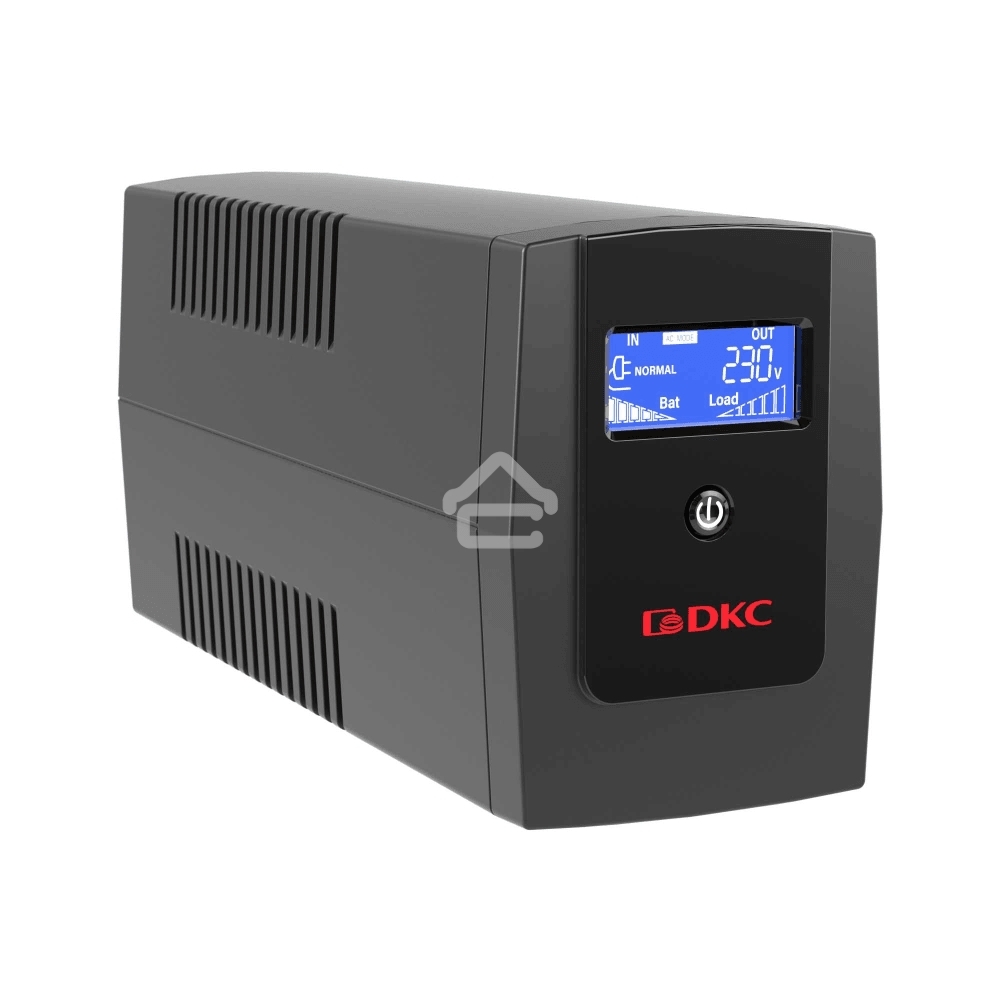 Источник бесперебойного питания ИБП Info LCD 600В.А IEC C13 (3) USB + RJ45 DKC INFOLCD600I