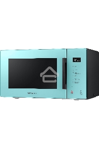 Микроволновая печь Samsung MG23T5018AN/BW голубой, 23 л, 800 Вт, переключатели - сенсор