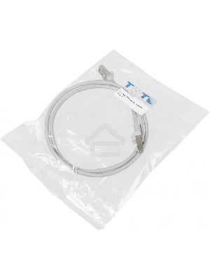 Кабель Патч-корд Lanmaster TWT-45-45-1.0/S-GY вилка RJ-45-вилка RJ-45 кат.5е 1м серый LSZH (уп.:1шт)