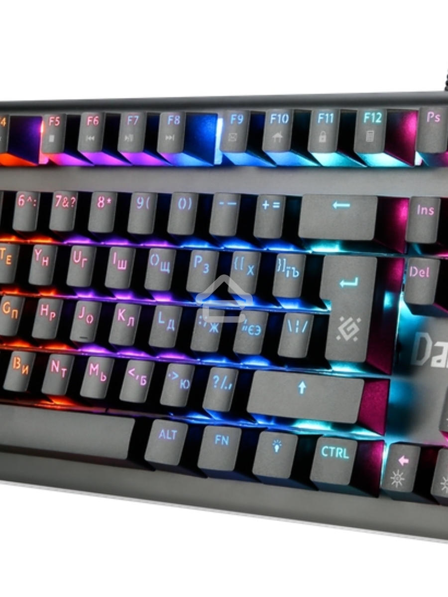 Клавиатура Defender Dark Arts GK-375 проводная, USB, черный