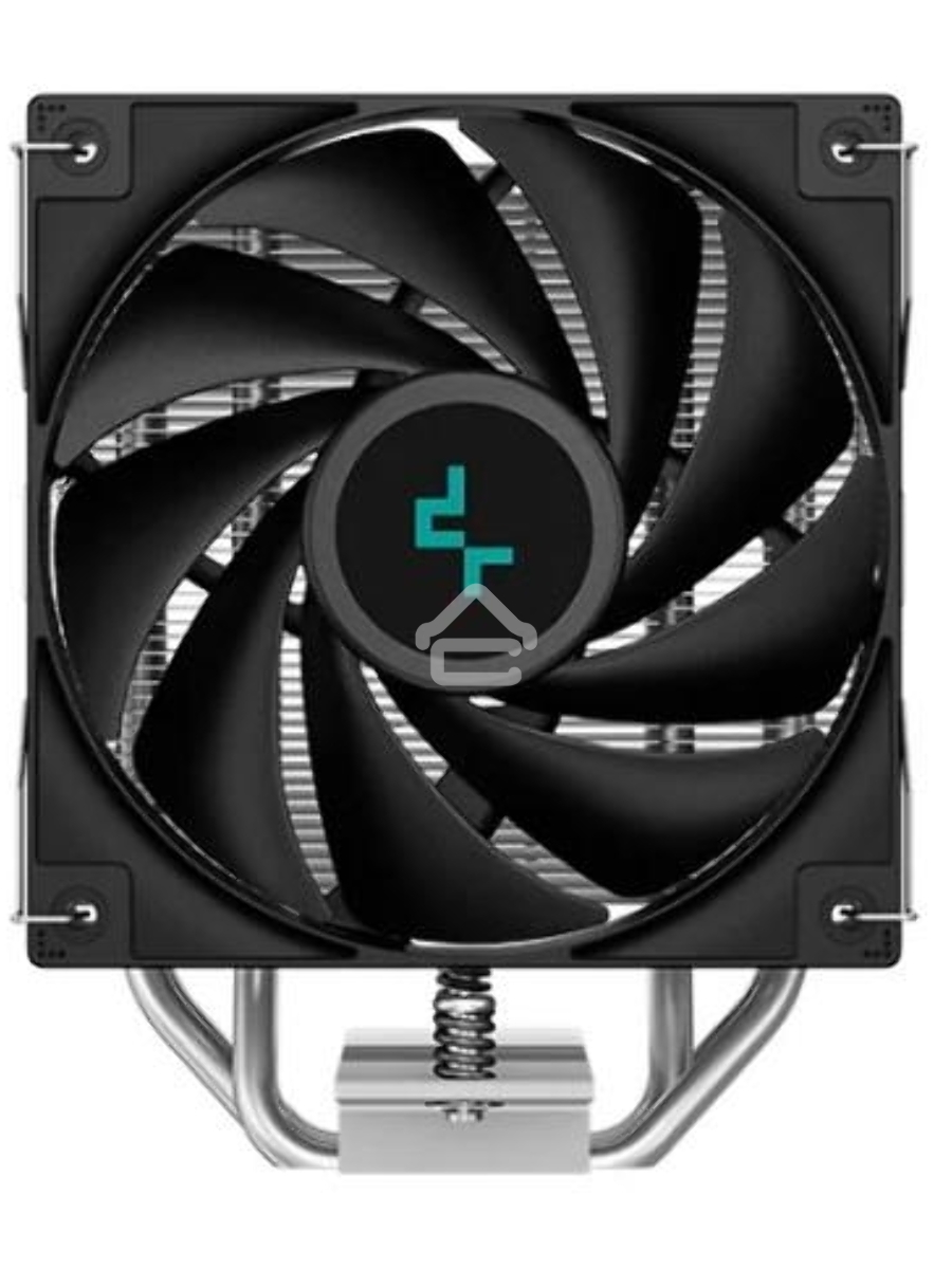 Кулер для процессора DEEPCOOL AG400 черный, 120 мм, алюминий/медь, 2000 об/мин, 31.6 дБ, 4 pin, 220 Вт, 150 мм
