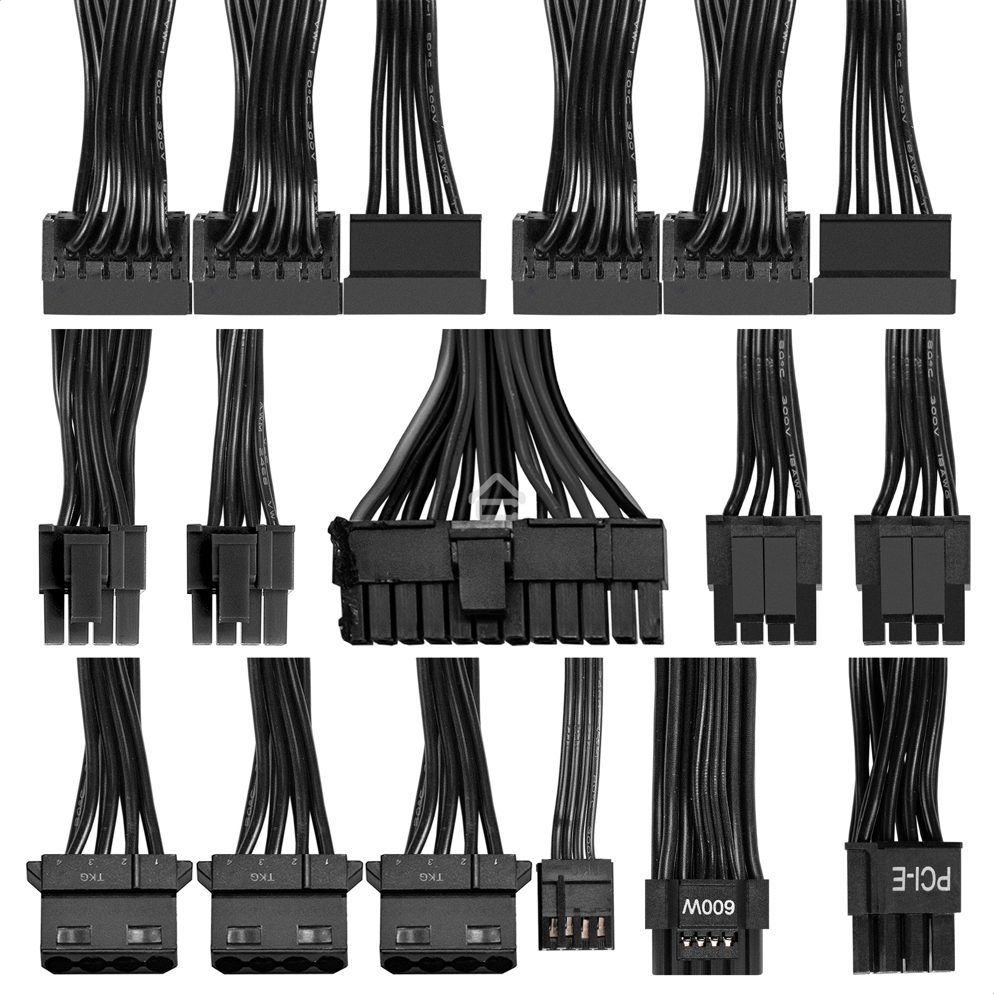 Блок питания 850W ExeGate 80 PLUS® GOLD 850VSP FС (ATX3.0, APFC, КПД 90% (80 PLUS Gold), 120мм fan, 24pin, 2x(4+4)pin, PCIE5.0/12VHPWR, 4xPCI-E, 6xSATA, 3xIDE, 1xFDD, Full Cable Management, black, Color box)