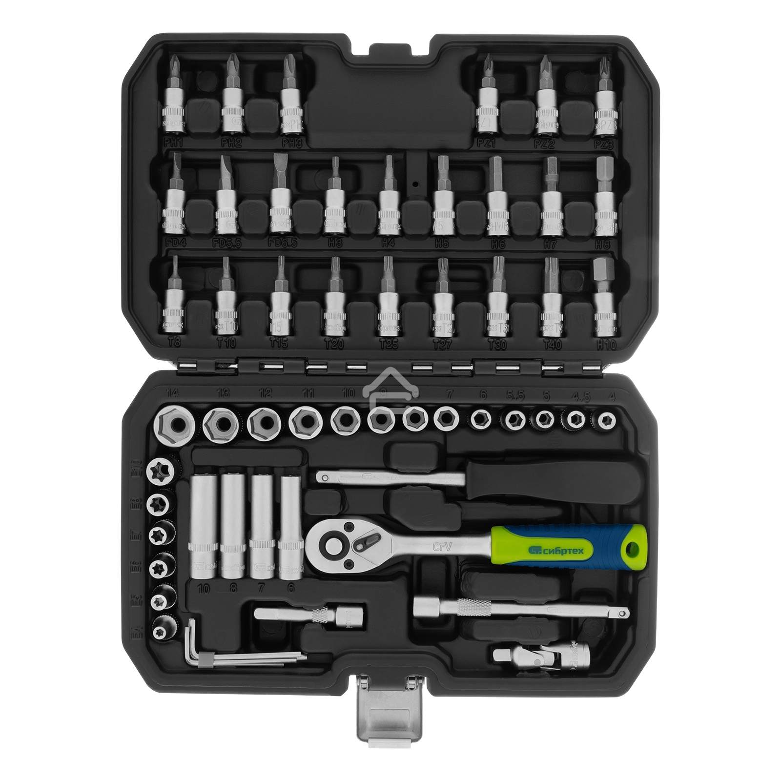 Набор инструментов Сибртех, 1/4