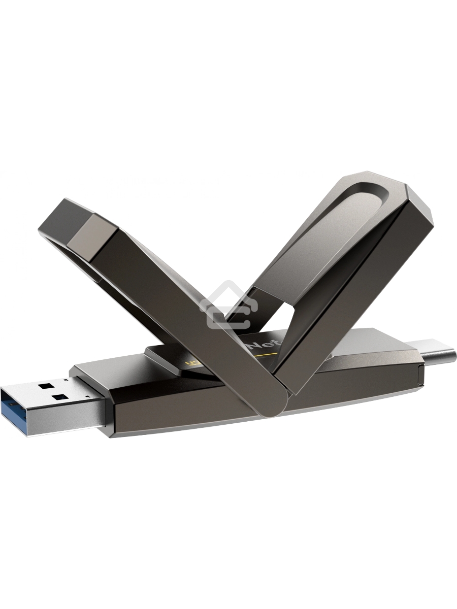 Флеш диск Netac US5 NT03US5C-512G-32TA 512GB USB3.2+TypeC Solid State Flash Drive, up to 550MB/500MB/s