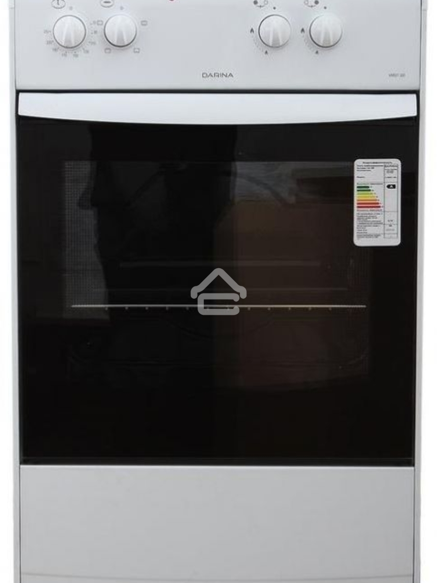 Плита комбинированная Darina S KM 521 300 W белый/черный, конфорок 2 шт, духовка 45 л, 50 см x 85 см x 45 см