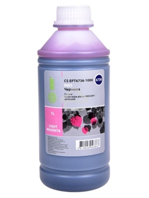 Чернила Cactus CS-EPT6736-1000 светло-пурпурный 1000мл для Epson L800/L810/L850/L1800