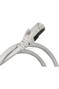 Кабель Патч-корд Lanmaster TWT-45-45-1.0/S-GY вилка RJ-45-вилка RJ-45 кат.5е 1м серый LSZH (уп.:1шт)