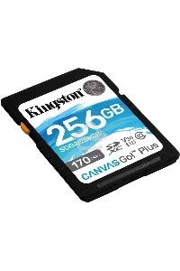 Карта памяти Kingston 256GB SDXC Canvas Go Plus 170R C10 UHS-I U3 V30 EAN: 740617301519