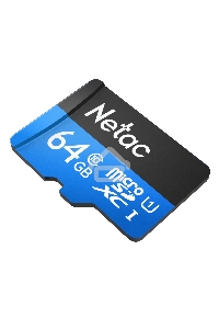 Флеш карта microSDHC 64GB Netac P500 <NT02P500STN-064G-S> (без SD адаптера) 80MB/s