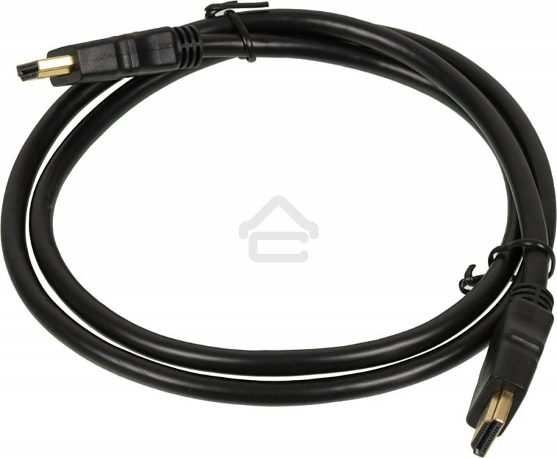 Кабель видео High Speed ver.1.4 HDMI (m)/HDMI (m) 1м. Позолоченные контакты черный
