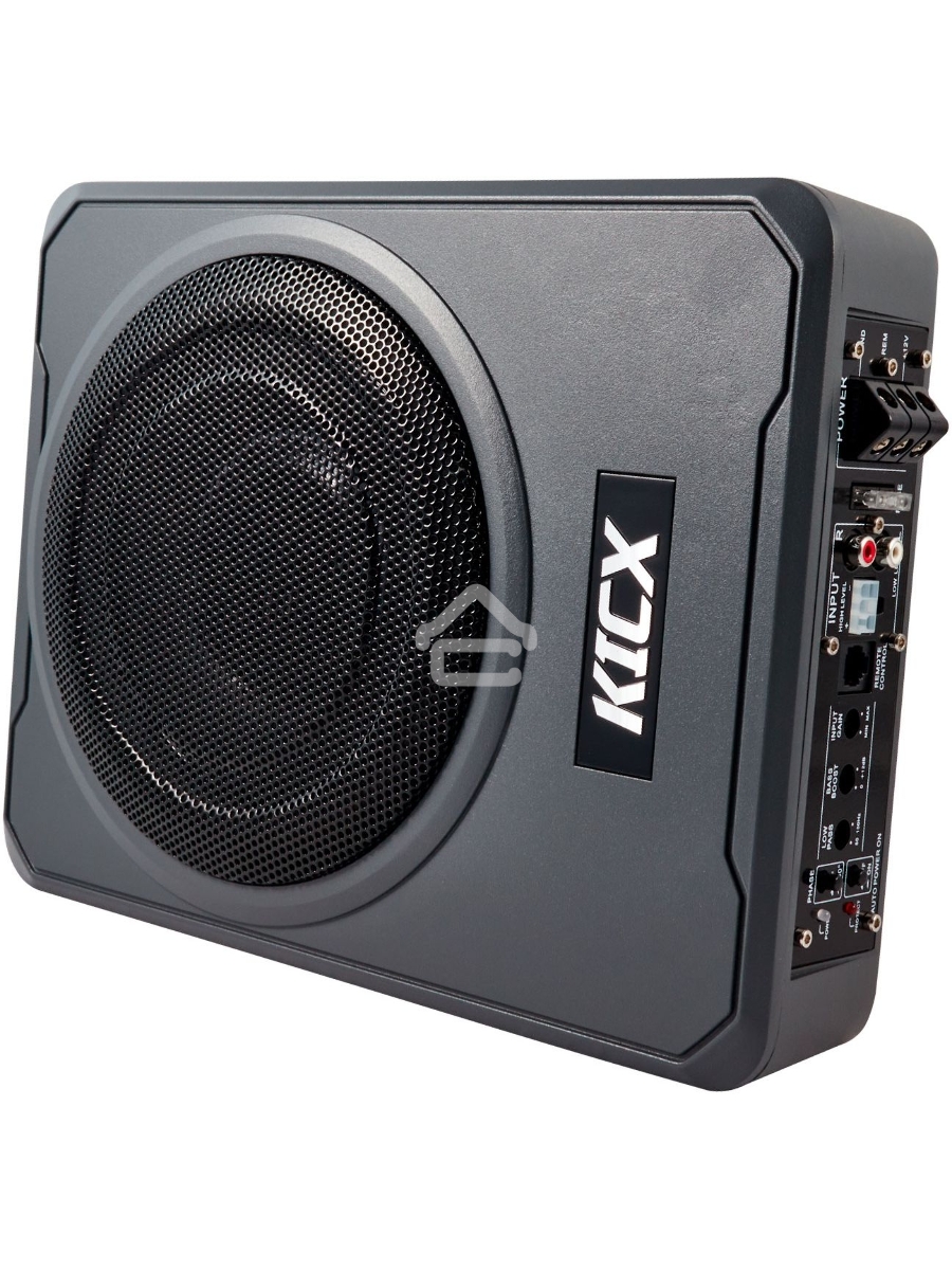 Сабвуфер автомобильный Kicx Q200BA 300Вт активный (20см/8