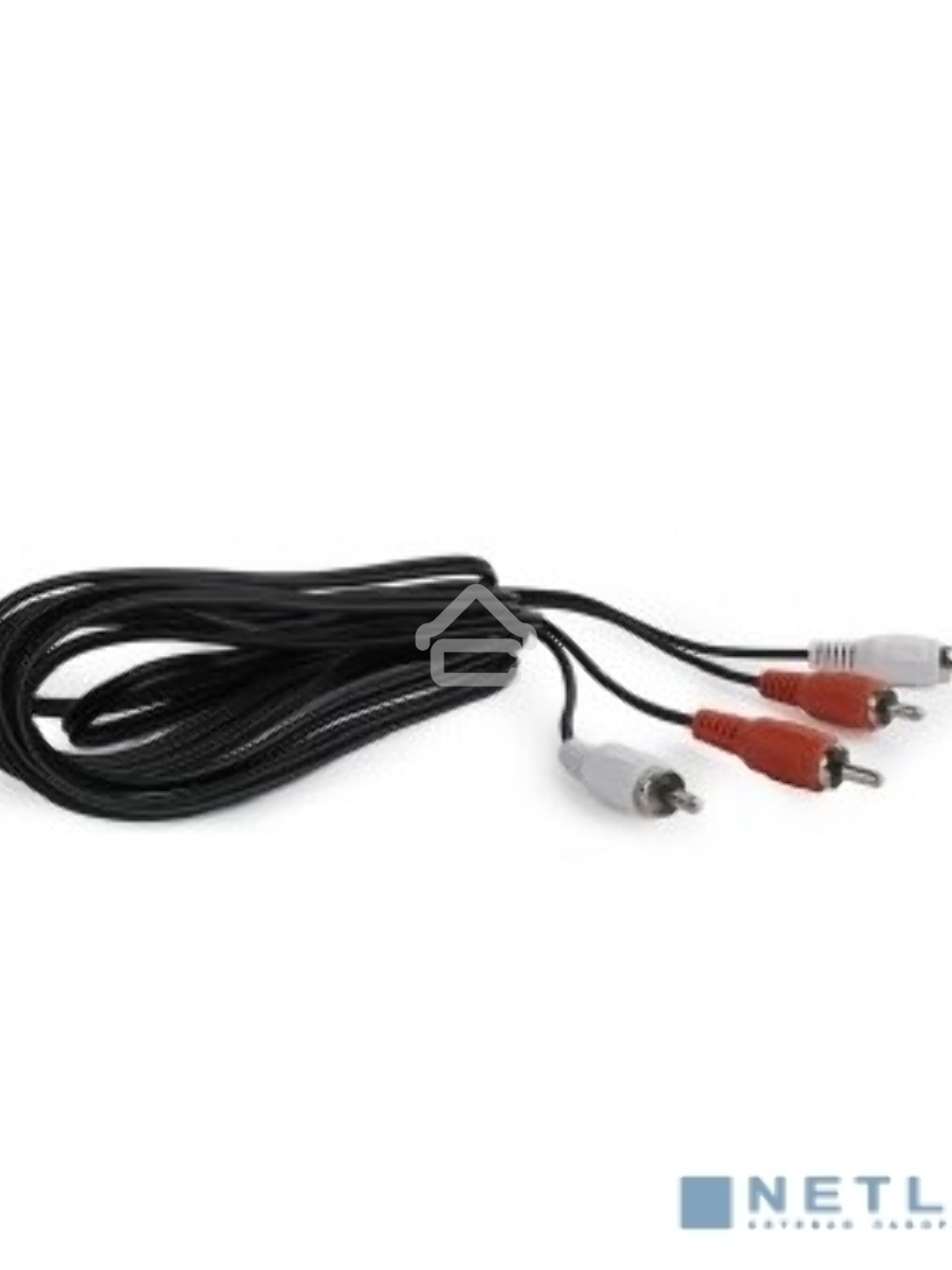 Кабель аудио Cablexpert CCA-2R2R-15M, 2xRCA - 2xRCA, 15м