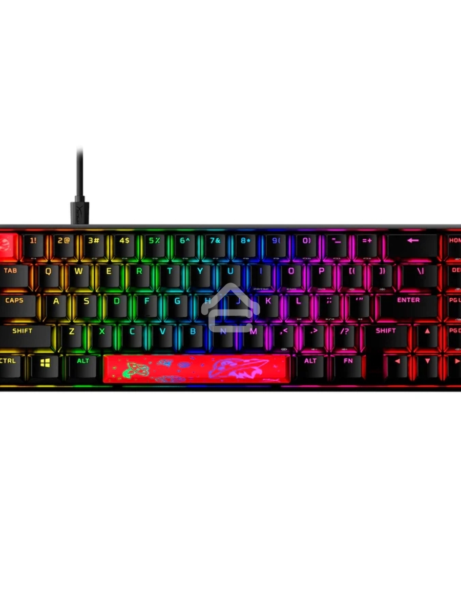 Клавиатура игровая HyperX Alloy Origins 65 Aqua (RUS)