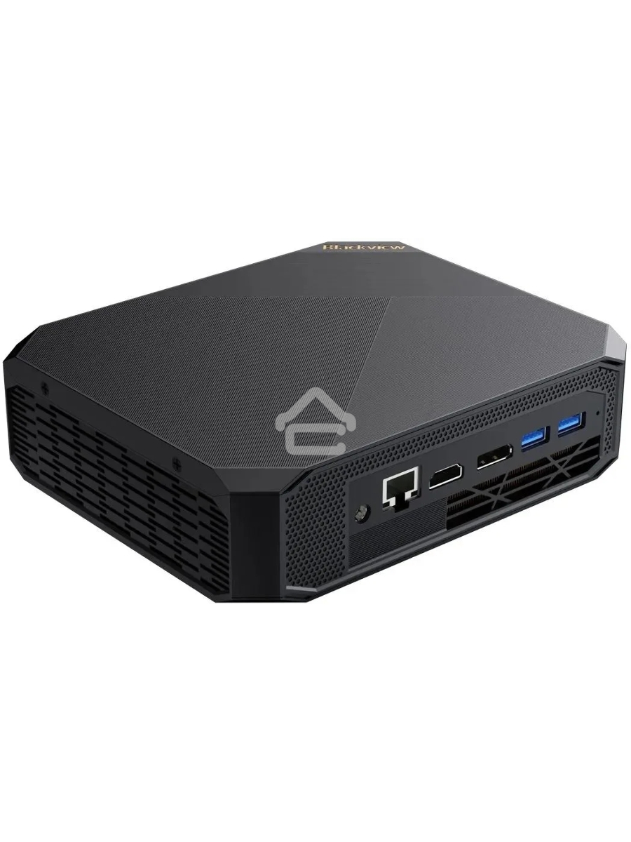 Мини ПК Blackview MP200 (Intel I9-11900H) 16+1TB, WIFI a/b/g/n/ac, Bluetooth 4.2, Win11 Pro, USB3.0, HDMI 1.4b Type A *2, RJ45*1, 5.5/2.1mm DC Jack *1, 3.5mm Phone Jack*1, Colour: Black