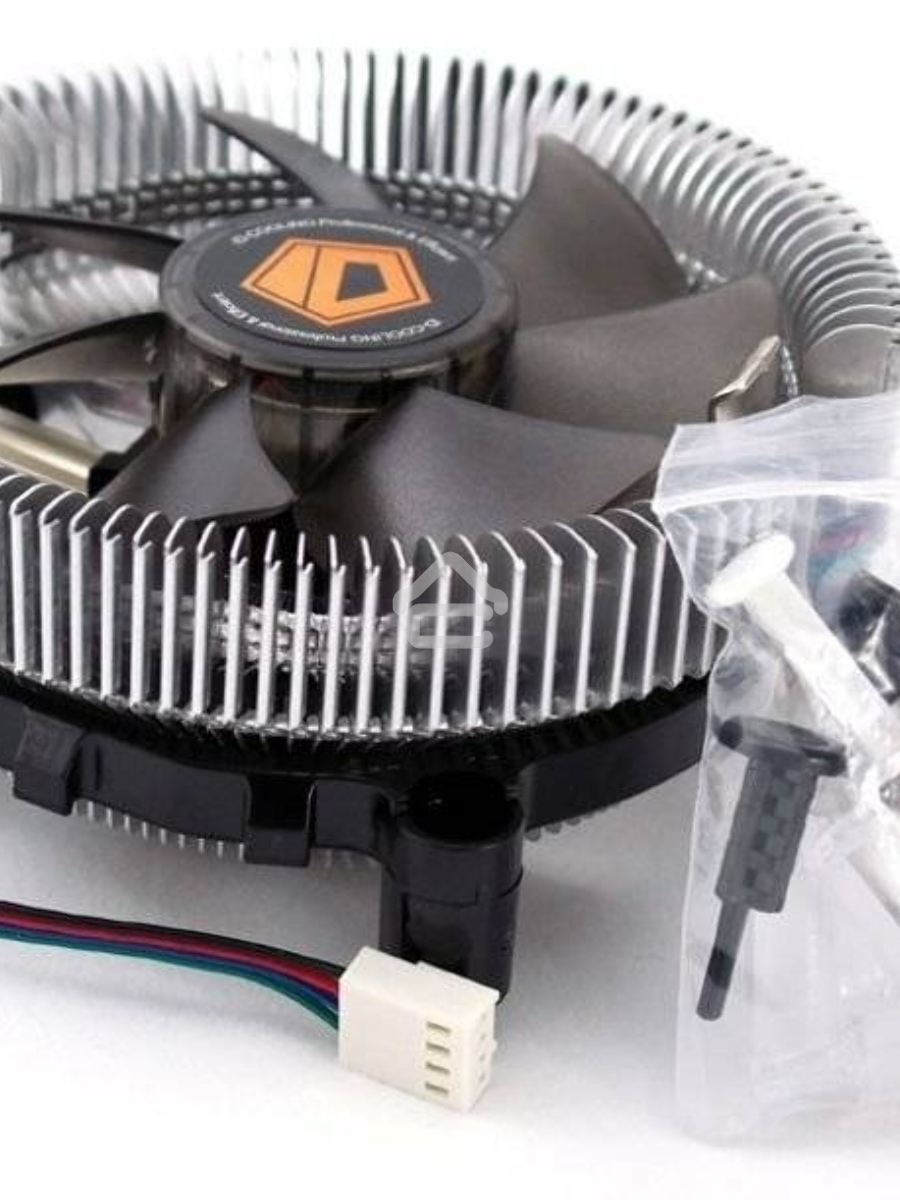 Кулер Cooler ID-Cooling ID-CPU-DK-01T серебристый 92мм алюминий 2200rpm 24db 3-pin 95W 52мм