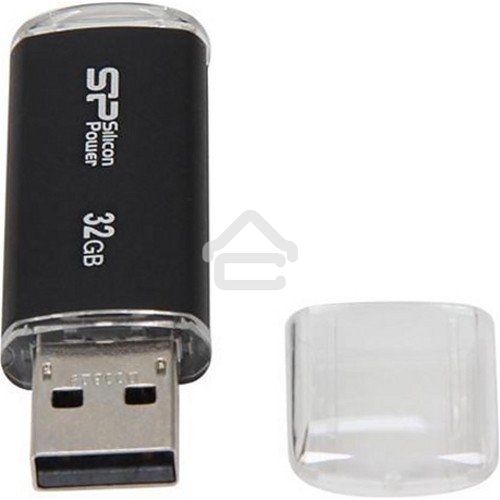 Флешка USB Silicon Power R/W 32Gb Ultima II-I Series SP032GBUF2M01V1K USB2.0 черный